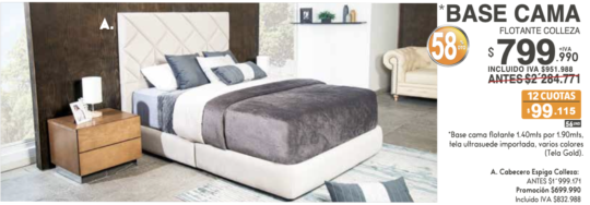CAMA DOBLE PORTOFINO - Image 2